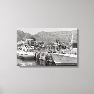 Cape Town Waterfront Harbour Canvas Print