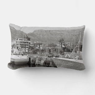Cape Town Waterfront Harbour Throw Pillow