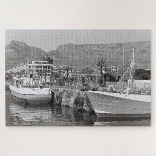 Cape Town Waterfront Table Mountain South Africa Jigsaw Puzzle