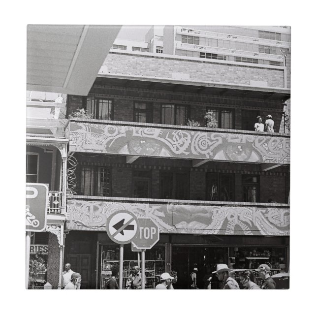 Cape Town ZA South Africa Long Street Tile (Front)