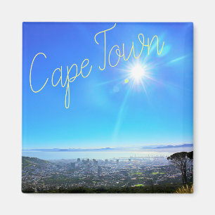 Cape Town ZA South Africa Ocean Panorama Magnet