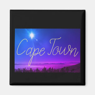 Cape Town ZA South Africa Ocean Panorama Magnet