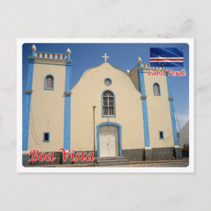 Cape Verde - Boa Vista - Santa Isabel Church - Postcard