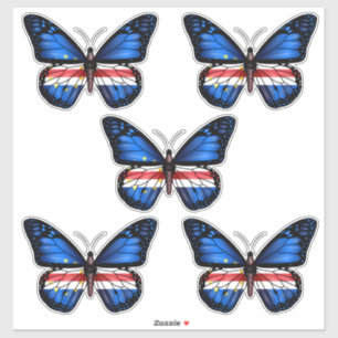 Cape Verde Butterfly flag
