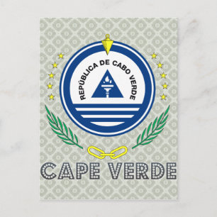 Cape Verde Coat of Arms Postcard