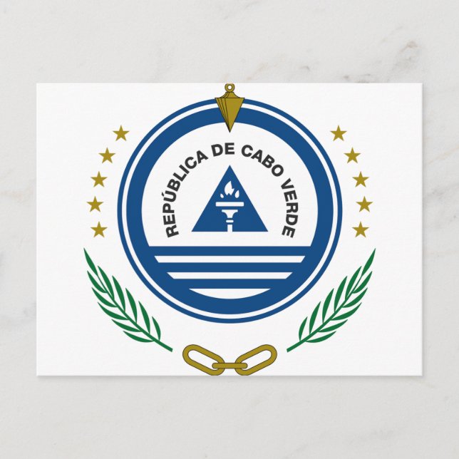 Cape Verde Coat of Arms Postcard (Front)