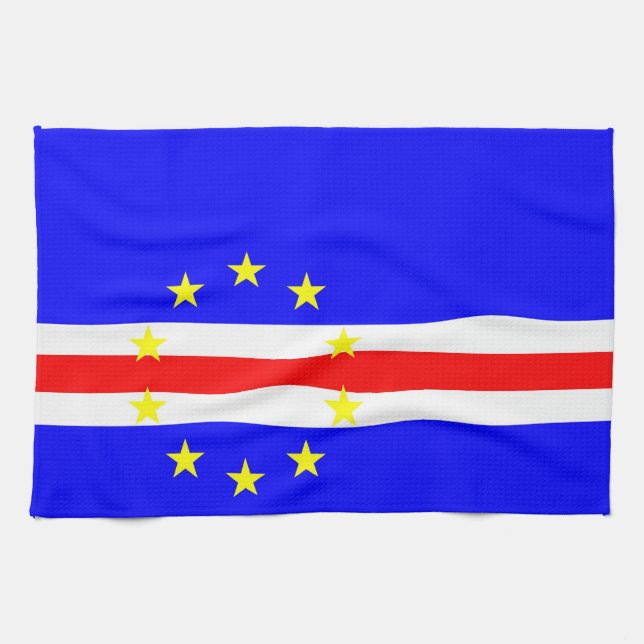cape verde country flag towel (Horizontal)