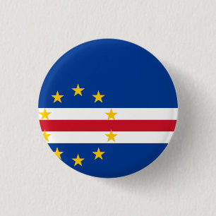 Cape Verde Flag 3 Cm Round Badge