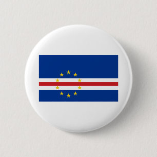 Cape Verde Flag 6 Cm Round Badge