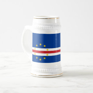Cape Verde Flag Beer Stein