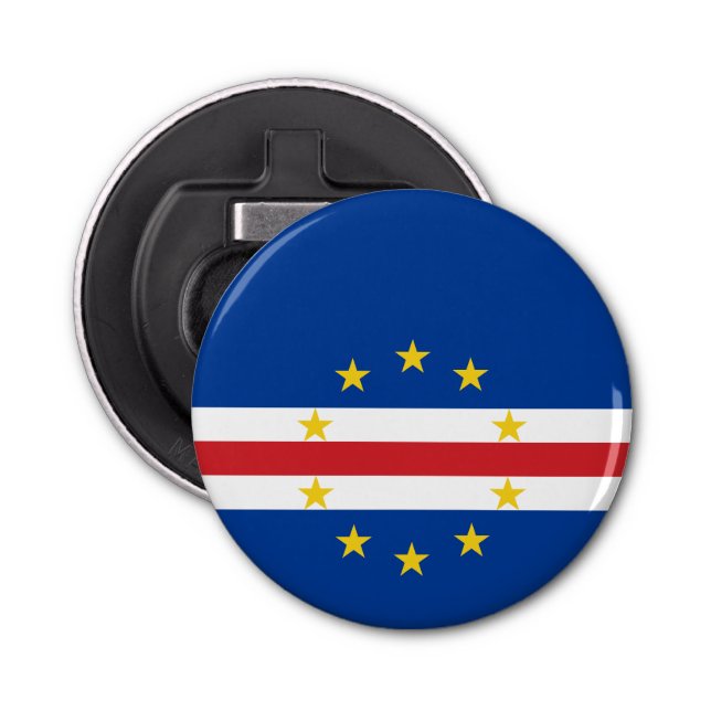 Cape Verde Flag Bottle Opener (Front)