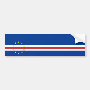 Cape Verde Flag Bumper Sticker