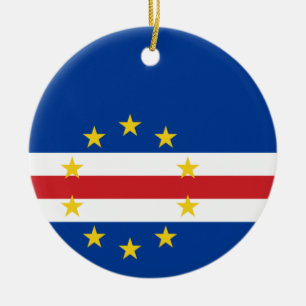 Cape Verde flag Ceramic Ornament