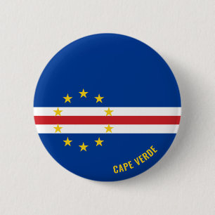 Cape Verde Flag Charming Patriotic 6 Cm Round Badge