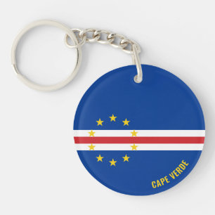 Cape Verde Flag Charming Patriotic Key Ring