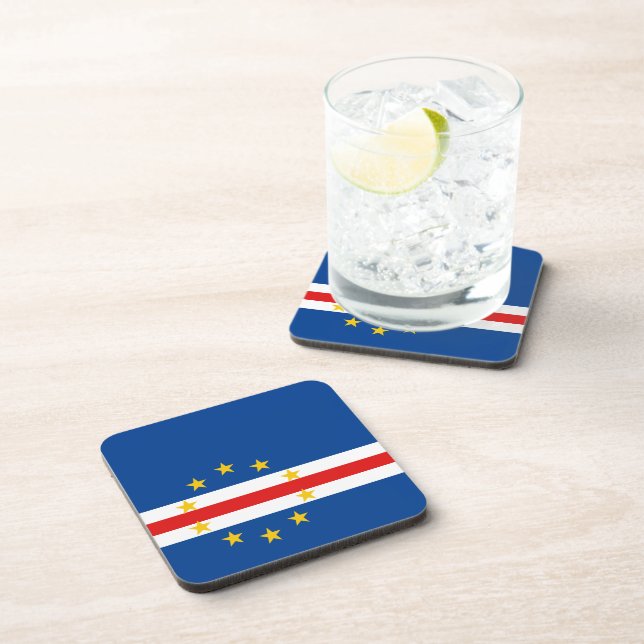 Cape Verde Flag Coaster (Right Side)