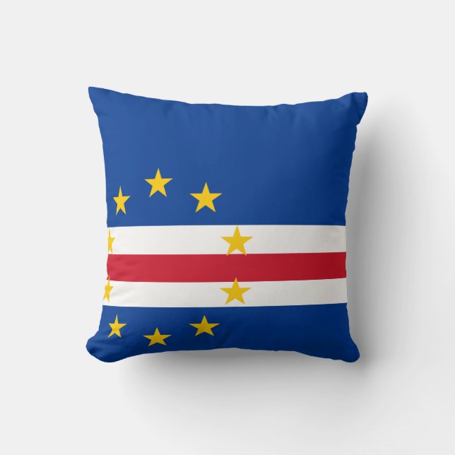 Cape Verde Flag Cushion (Front)