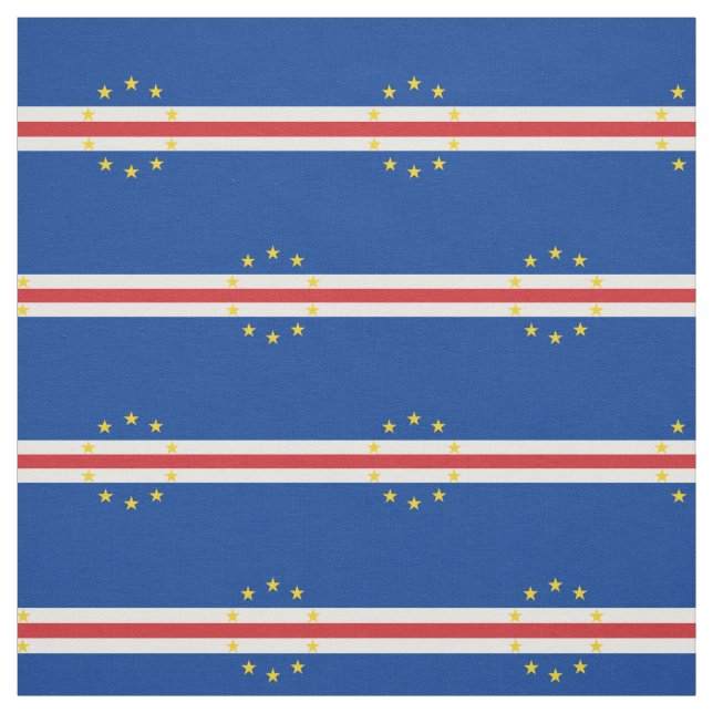 Cape Verde Flag Fabric (Swatch)