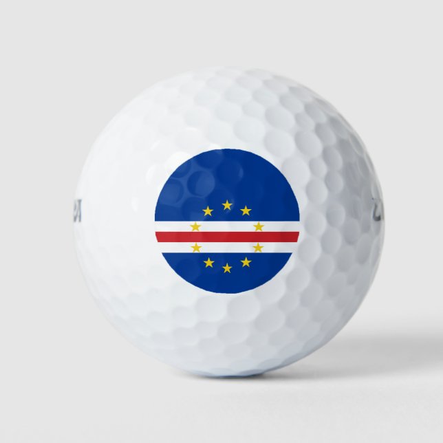 Cape Verde Flag Golf Balls (Front)
