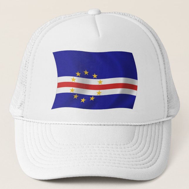 Cape Verde Flag Hat (Front)