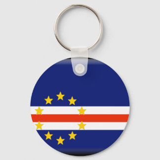 Cape Verde Flag Key Ring
