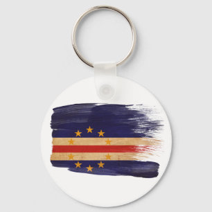 Cape Verde Flag Key Ring