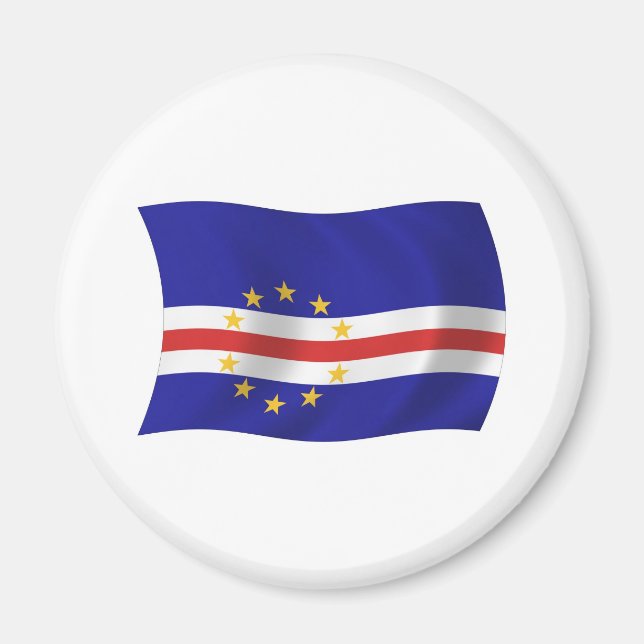 Cape Verde Flag Magnet (Front)