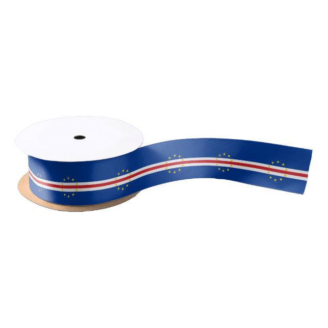 Cape Verde Flag Satin Ribbon (Spool)