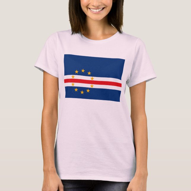 Cape Verde Flag T-shirt (Front)
