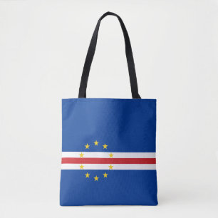 Cape Verde Flag Tote Bag