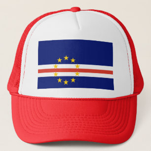 Cape Verde Flag Trucker Hat