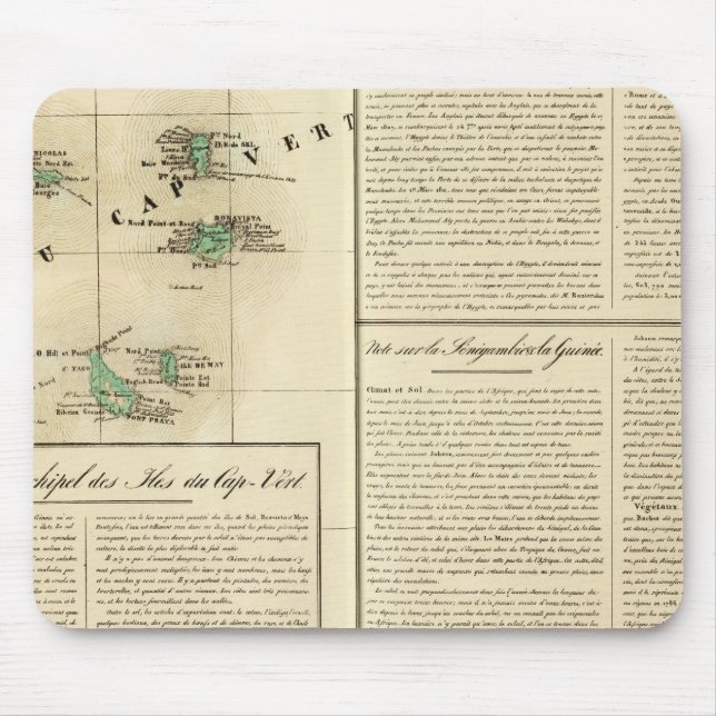 Cape Verde Islands Africa Mouse Pad (Front)