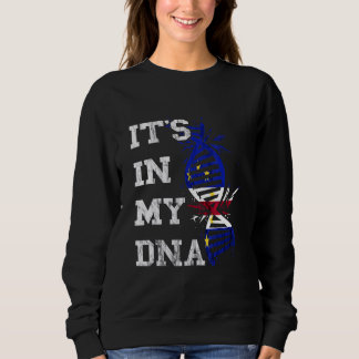 Cape Verde It's In My Dna Cape Verdean Roots Flag Sweatshirt
