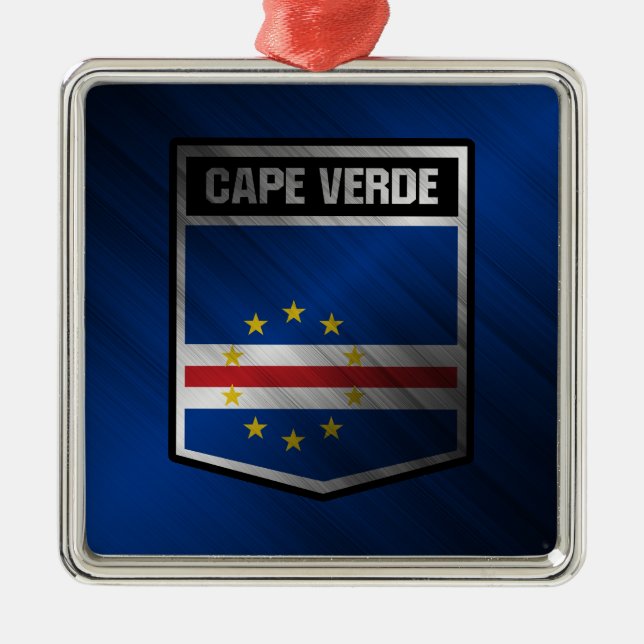 Cape Verde Metal Tree Decoration (Front)