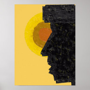 Cape Verde Morabeza Soul Abstract Illustration Poster