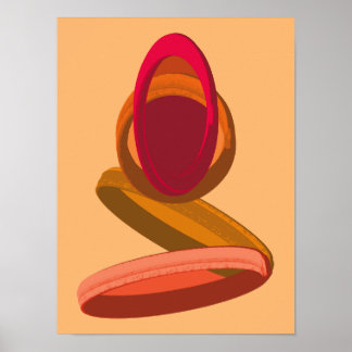Cape Verde Rain to Cachupa Abstract Illustration Poster