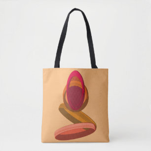 Cape Verde Rain to Cachupa Abstract Illustration Tote Bag