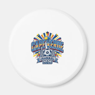 Cape Verde Soccer 2026 Soccer Bold Country Typogra Magnet
