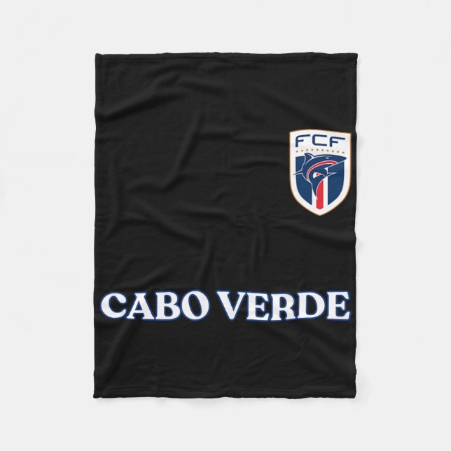 Cape Verde Soccer Team  Fleece Blanket (Front)