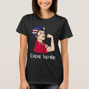 Cape Verde Strong Cape Verdean Roots Woman Scarf M T-Shirt