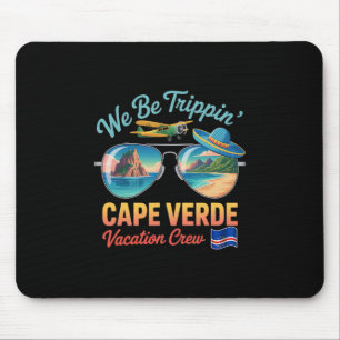 Cape Verde Vacation Cabo Verde Flag Pride Verdian Mouse Pad
