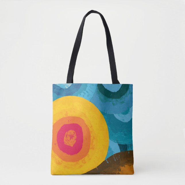 Cape Verde Vibrant Sunset Tote Bag (Front)