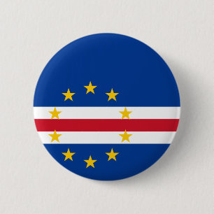 Cape Verdean flag Button