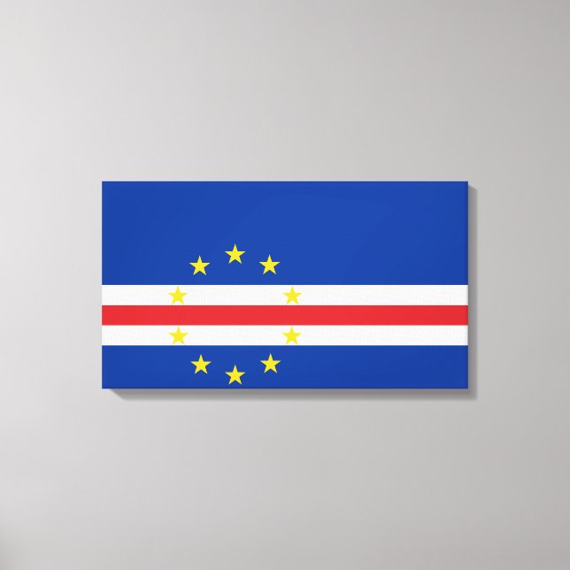 Cape Verdean Flag (Cabo Verde) Canvas Print (Front)