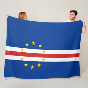 Cape Verdean Flag (Cape Verde) Fleece Blanket
