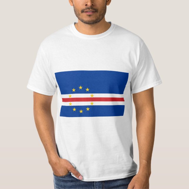 Cape Verdean Flag (Cape Verde) T-Shirt (Front)