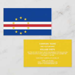 Cape Verdean Flag, Flag of Cape Verde Business Card