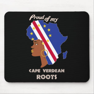 Cape Verdean Roots Black History Month Women's  Mouse Pad