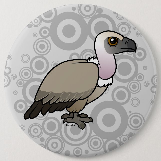 Cape Vulture 6 Cm Round Badge (Front)