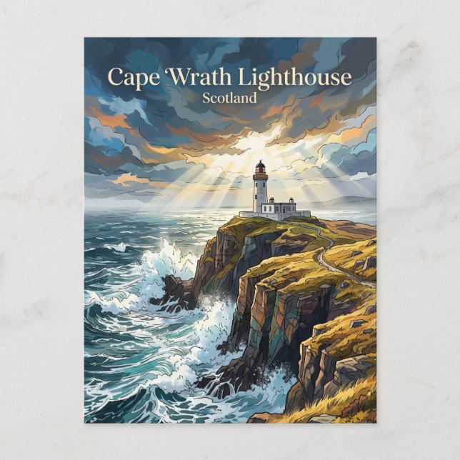 Cape Wrath Scotland Postcard (Front)
